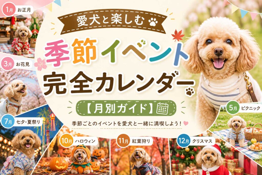愛犬と楽しむ季節イベント完全カレンダー【月別ガイド】