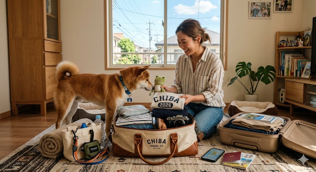 愛犬との旅行持ち物チェックリスト【厳選7アイテム】