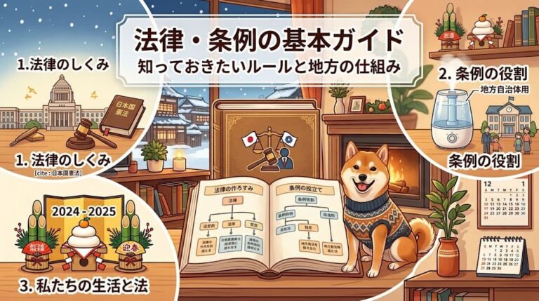 犬を飼うなら知っておくべき法律・条例の基本ガイド